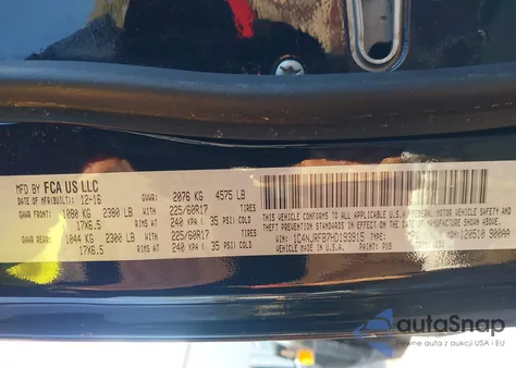 2017 Jeep Patriot High Altitude 4X4 from USA, damaged, VIN 1C4NJRFB7HD193915